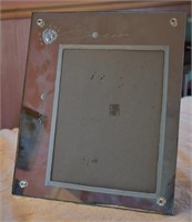 Vintage Etched Mirror Picture Frame