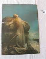 1930s 'Maiden By The Sea' Lithograph Print
