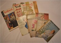 9 pcs. Vintage McCall's & Vogue Knitting Magazines