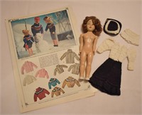 Vintage Lingerie Lou Doll w/ Hand Made Dress