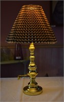 Vintage Brass Desk / Accent Lamp - Works