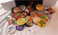 Box Lot of Flare Promo Buttons