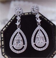 0.5ct natural diamond earrings in 18k gold