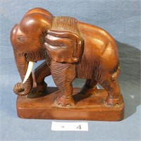 Wood Carved Elephant