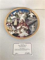 Pope John Paul II Porcelain Plate