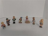 7 Bisque Goebel Figurines