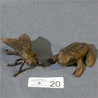 Cast Iron Frog & Fly