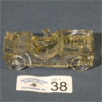 Glass Candy Container - Willys Jeep