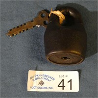 Early Iron Lock with Key