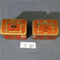 (2) Tea Tins