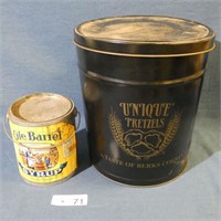 Unique Pretzel Tin & Syrup Tin