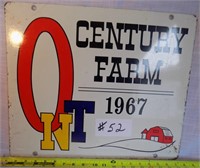 Century Farm Sign