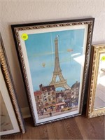 EIFEL TOWER FRAMED PICTURE