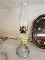 OLD CLEAR OIL LAMP