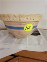 BLUE RING POTTERY BOWL