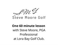 Golf Lesson with Steve Moore, PGA Professional