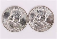 Coin (2) 1955 Franklin Buggs Bunny  BU