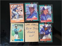 LATE 1980S BLUE JAYS ROOKIES LOT