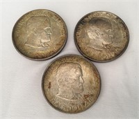 (3) 1922 Grant Memorial Commemorative Half