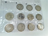 (11) 1921 Morgan Dollars