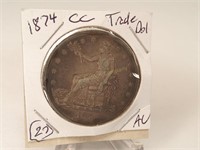 1874 - CC Trade Dollar - AV