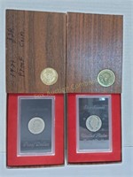 1971 & 1974 Eisenhower Dollar Proof Sets