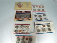 1979, (2) 1980, 1981, & (5) 1990 Mint Sets