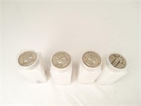 (4) Rolls of Silver Quarters