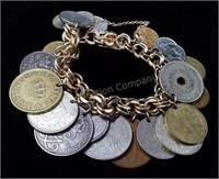 Wizard 12k GF Coin Bracelet