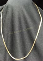 20" 14k Italy Herringbone Necklace