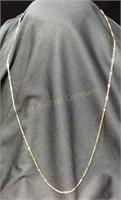 23" 14k Italy Open Link Necklace