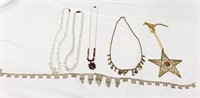 (6) Costume Jewelry Necklaces