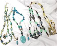 Unmarked Necklace & Earring Sets