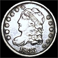 1833 Capped Bust Half Dime NEARLY UNC