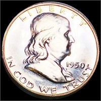 1950 Franklin Half Dollar GEM PROOF
