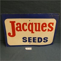 Jacques Seeds Paper Stock  Sign