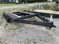 CAR HAULER WITH HOUSE TRAILER AXELS