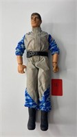 Male Doll in Blue and Gray Jumpsuit