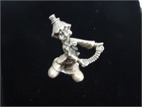 Small Metal Figurine - Acccordian Player