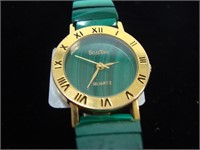 SelecTime Quartz Emerald Colored Watch