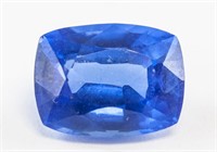 7.60ct Cushion Cut Blue Natural Sapphire GGL