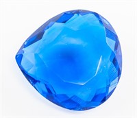 90.20ct Pear Cut Blue Tanzanite GGL