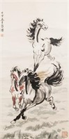 Xu Beihong 1895-1953 Chinese Watercolor on Paper