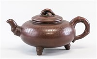Chinese Zisha Teapot Signed Stamped