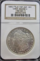 1880/79 O TOP 100 NGC MS62 VAM 4 MICRO O