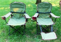 Canvas Camping Recliner, Chair w/ Bags