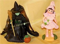 2 Madame Alexander Wizard of Oz Figurines MIB