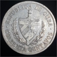 1920 Cuba 40 Centavos - Stellar and Scarce!