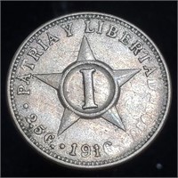 1916 Cuba 1 Centavo - High Grade Example