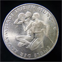 1972 Germany 10 Mark Silver Olympic Commemorative